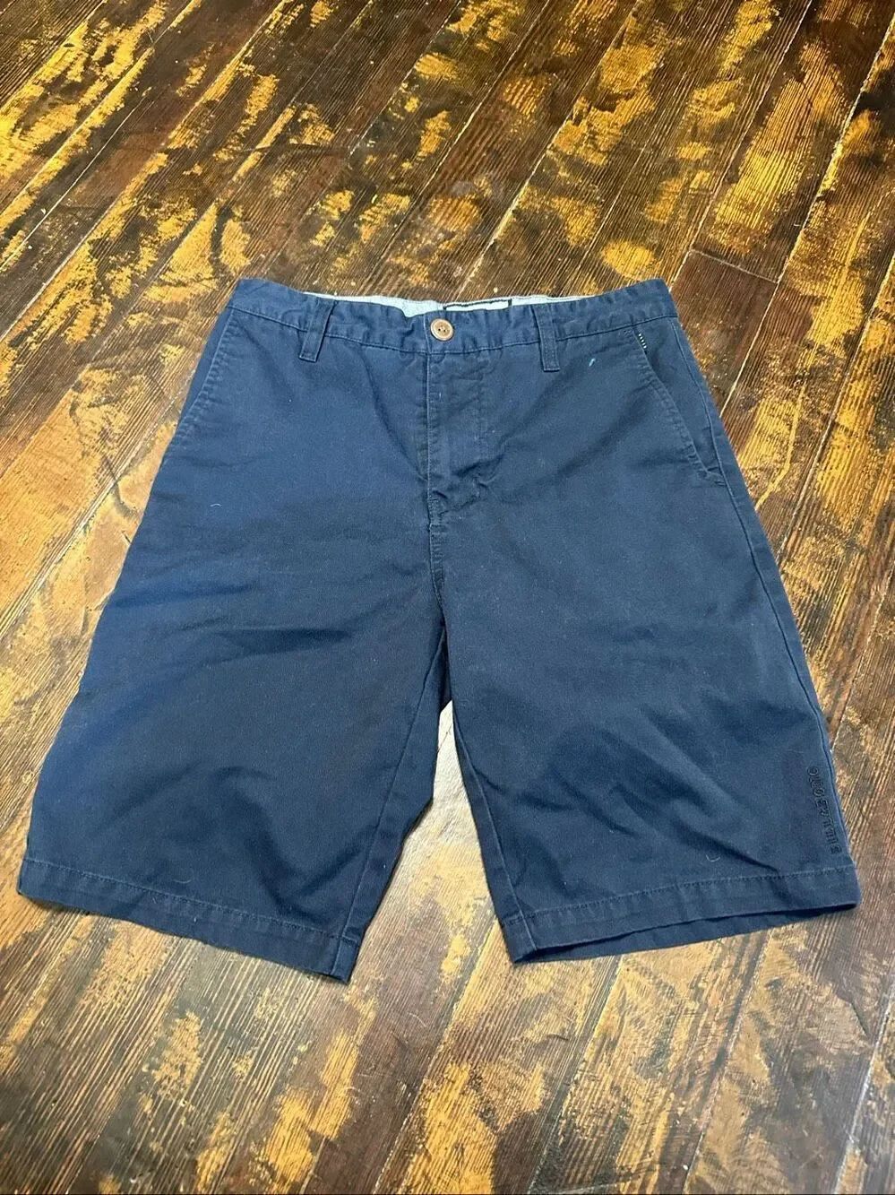 Billabong navy flat front 29 business casual shorts